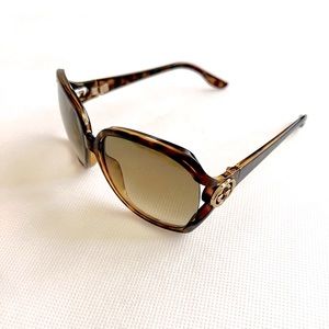 GUCCI Havana Sunglasses in gradient shade
